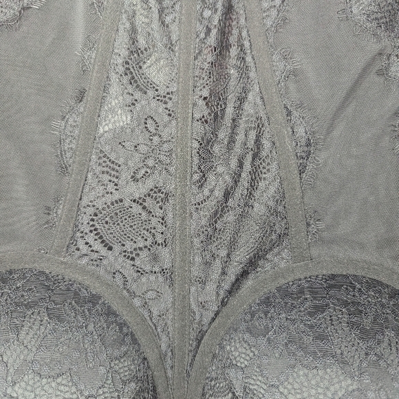 NWT Reo Ria Black Lace Corset Bra size woman's Large - Picture 6 of 8